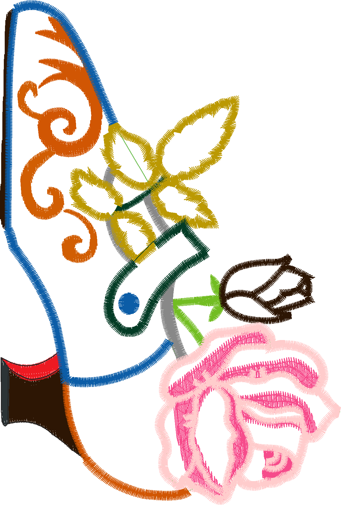 Applique - Victorian Shoes (7)