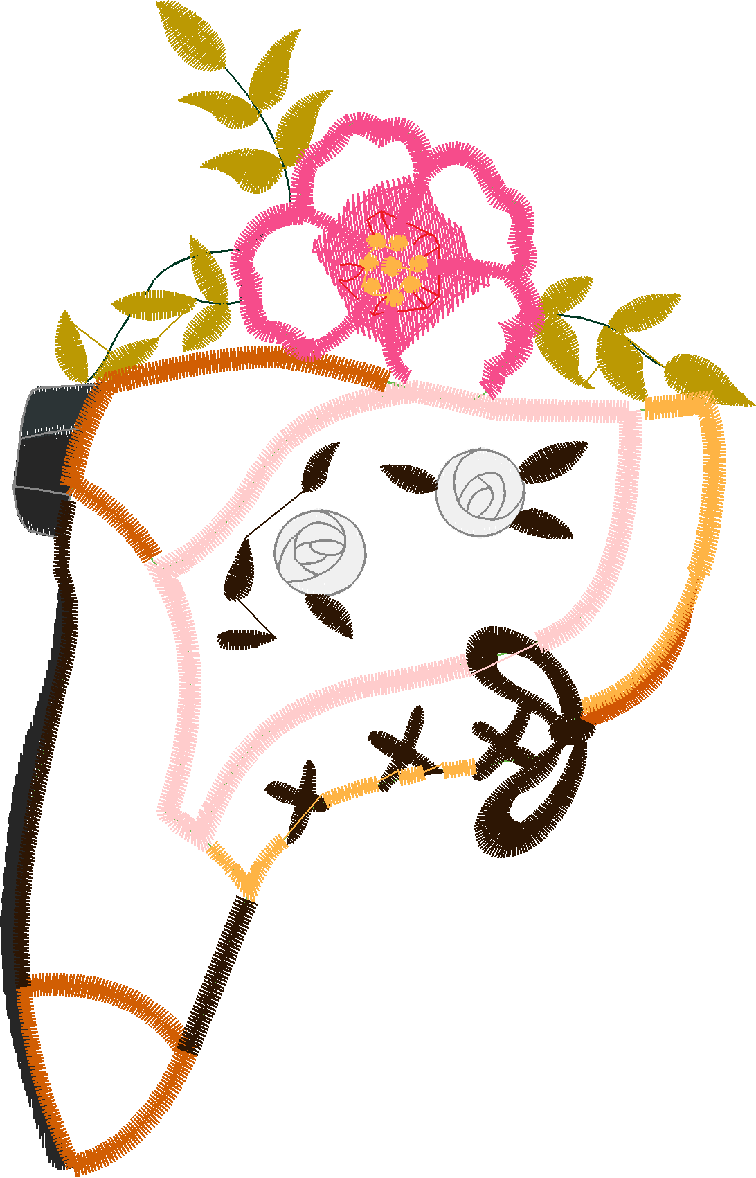 Applique - Victorian Shoes (8)