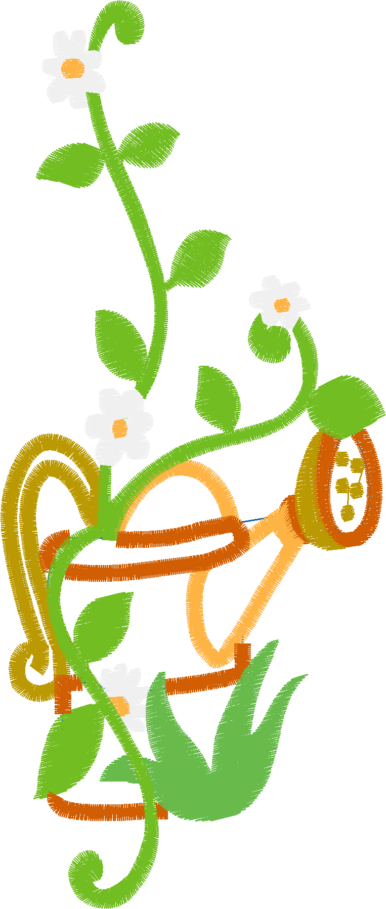 Applique - Watering Cans  (3)