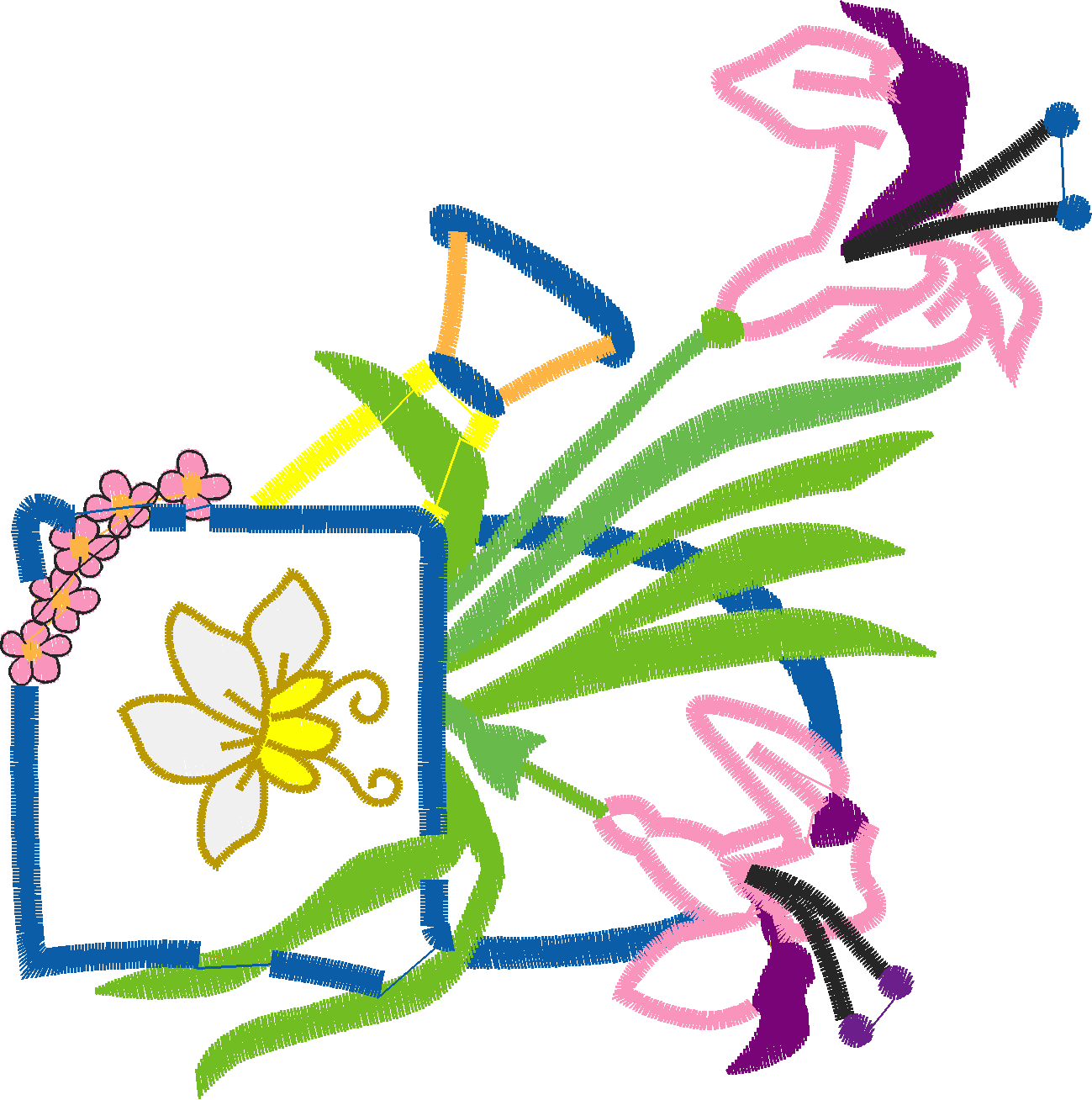 Applique - Watering Cans  (7)