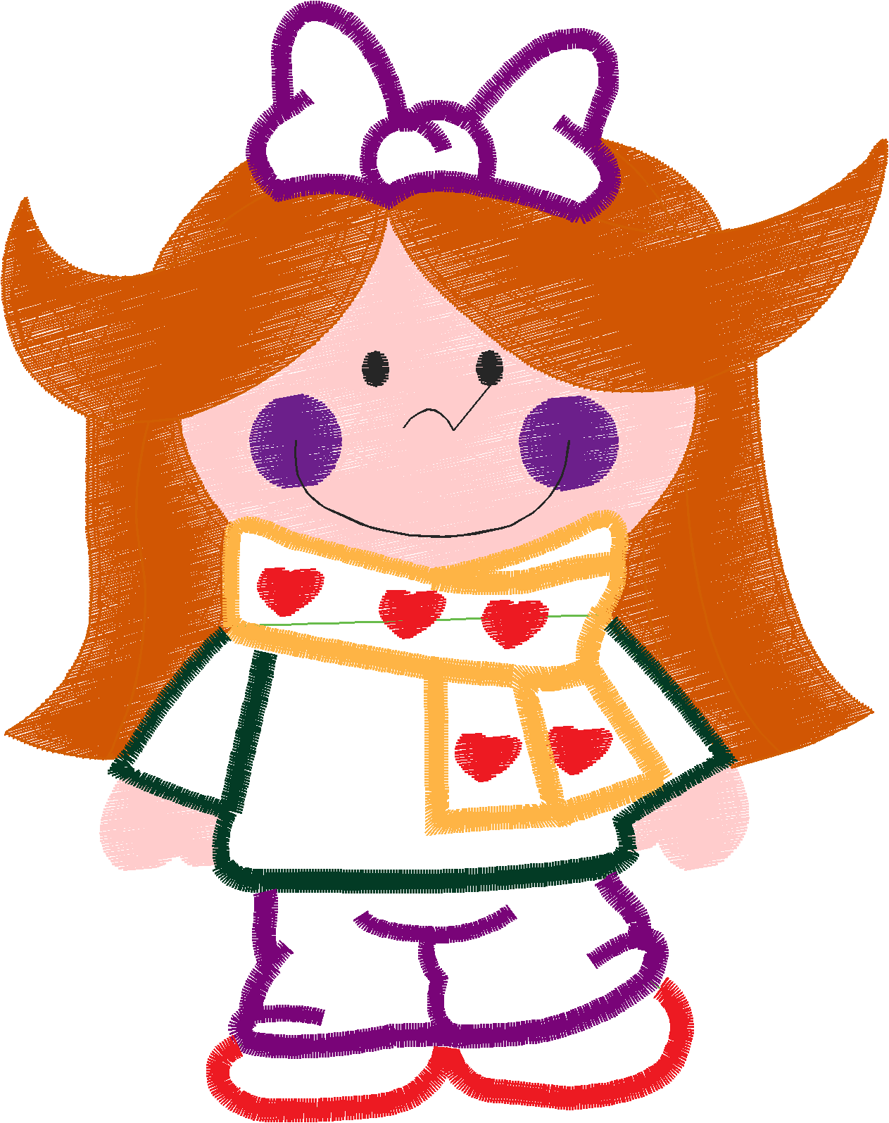 Applique - Winter Kids  (2)