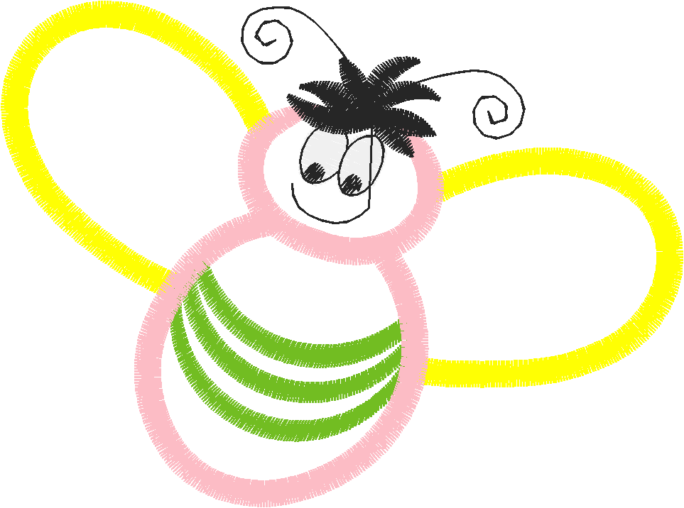 Applique - Funky Bugz (4)