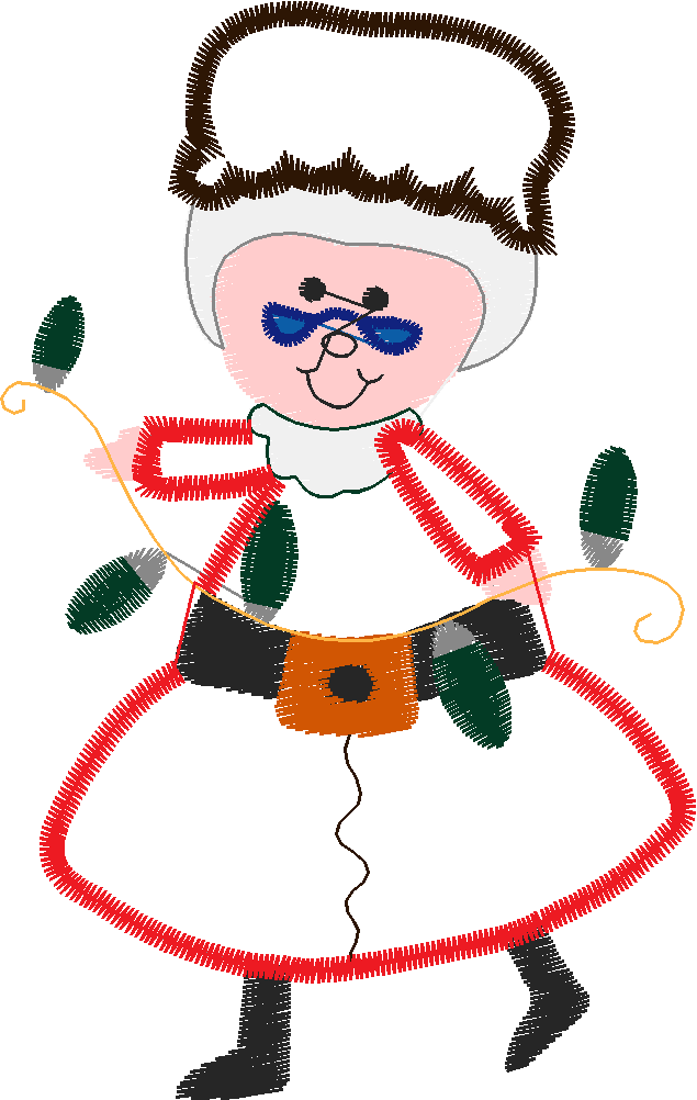 Applique - Mrs Santa  (1)