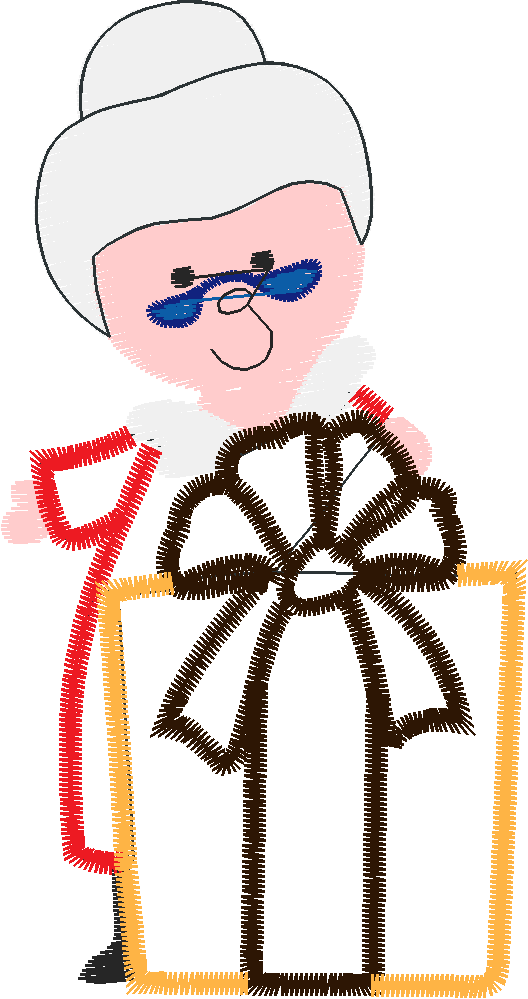 Applique - Mrs Santa  (13)