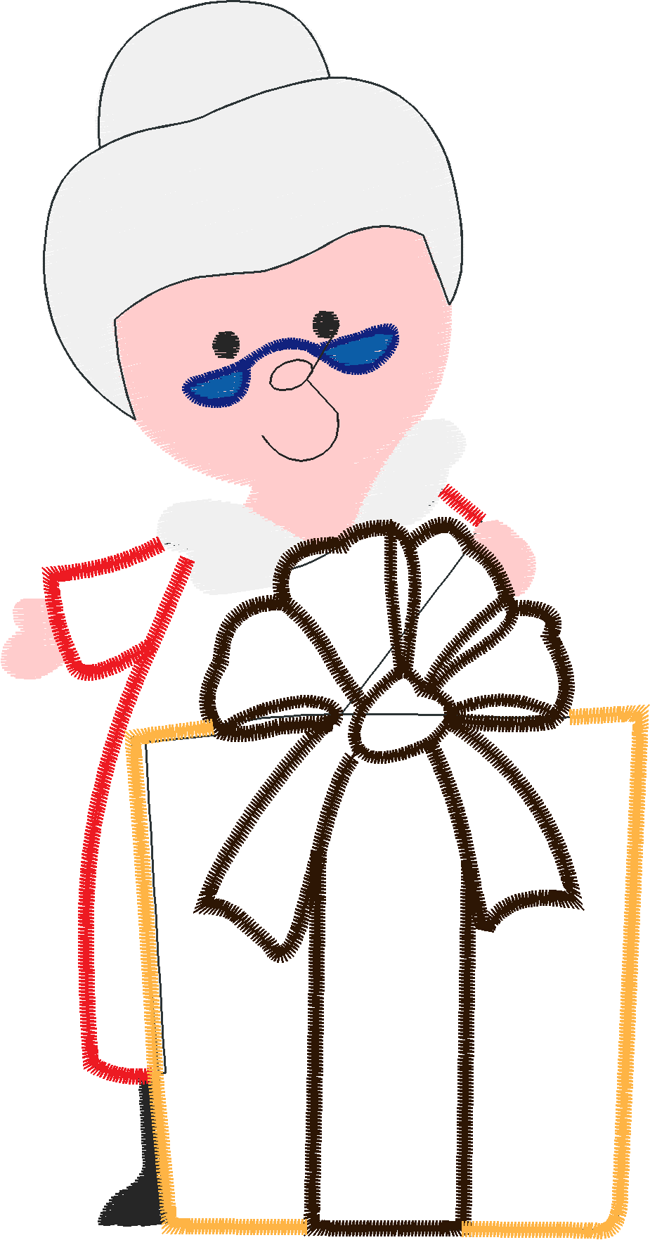 Applique - Mrs Santa  (14)