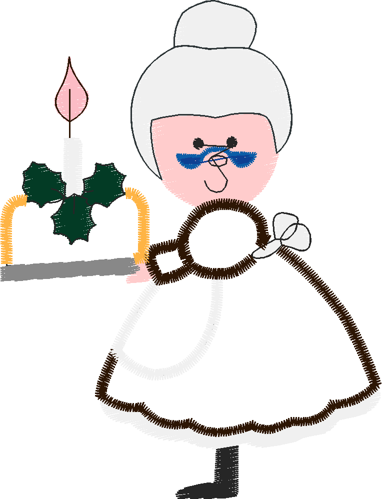 Applique - Mrs Santa  (7)