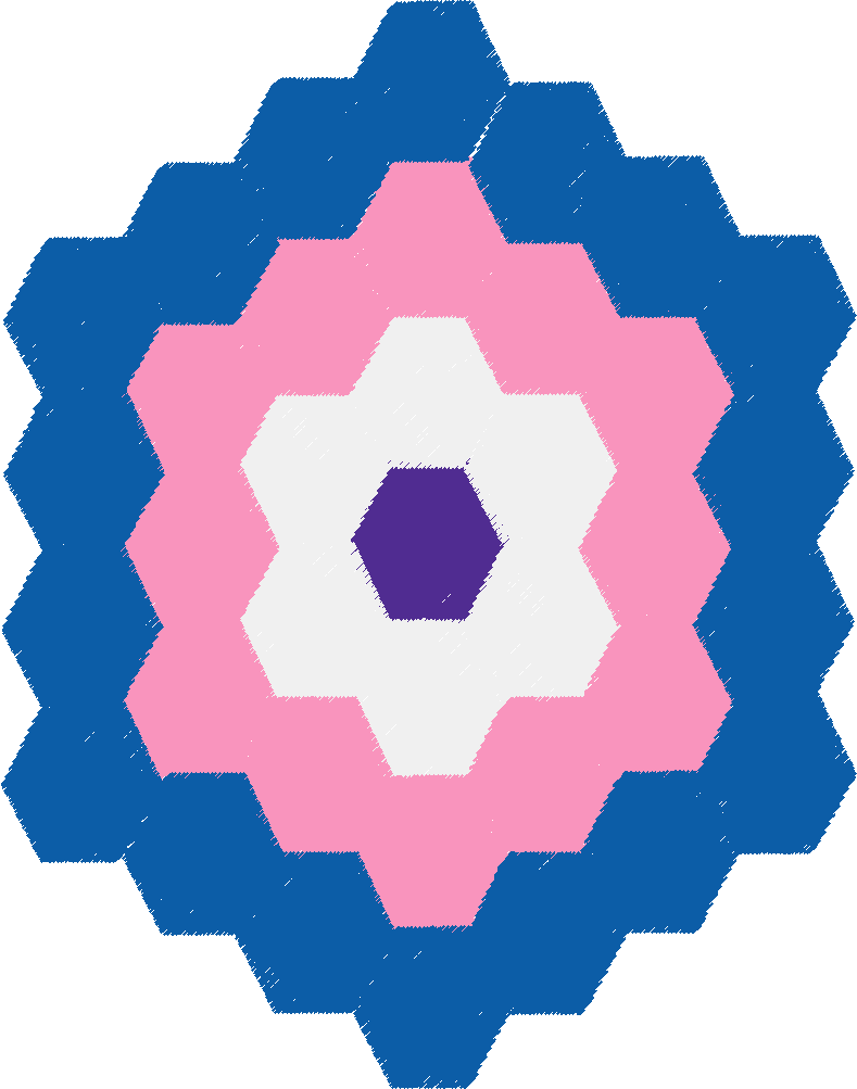 Block-Grandmas Flower Garden#