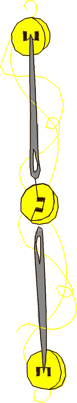 Button  Needle Border