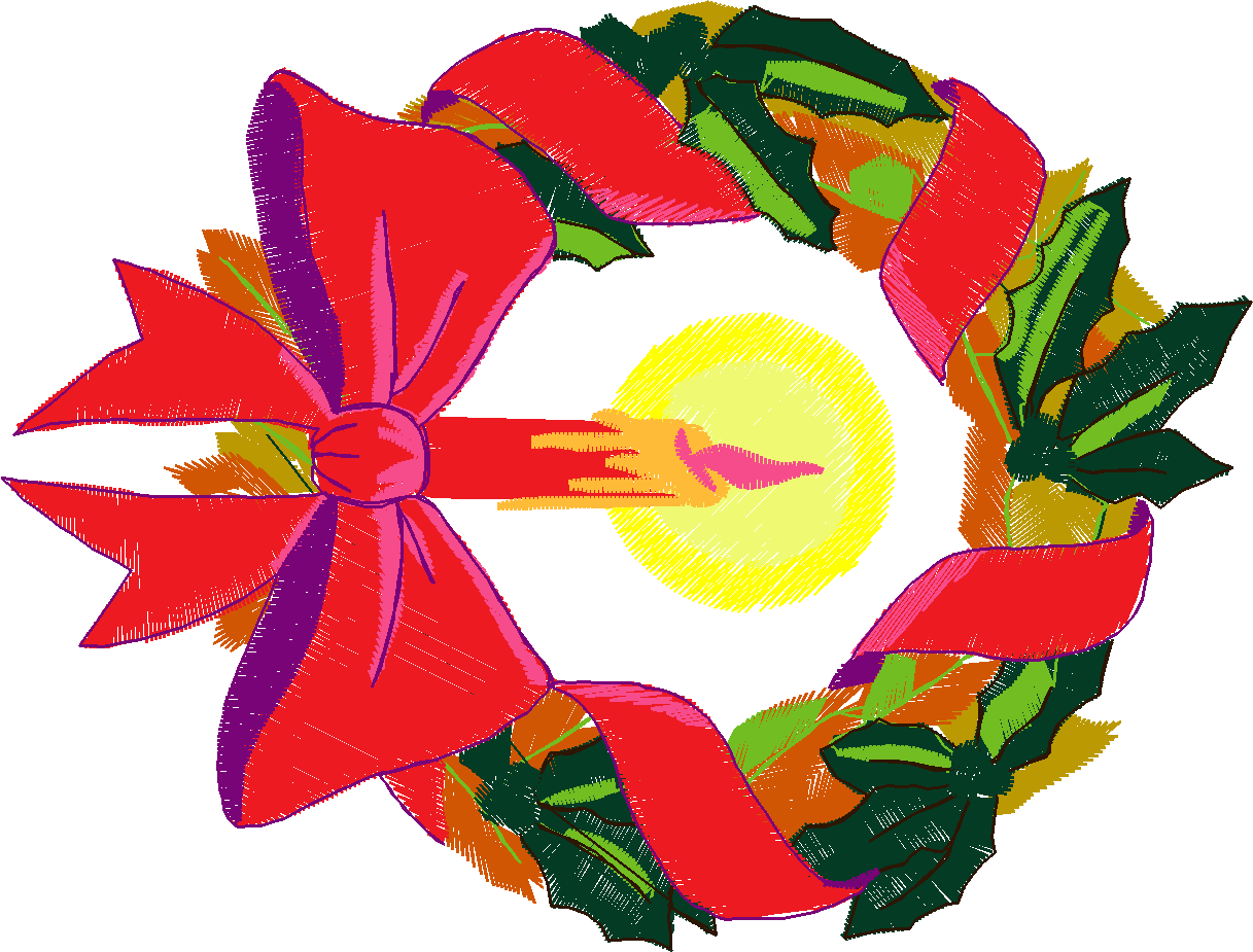 Wreath With Candle