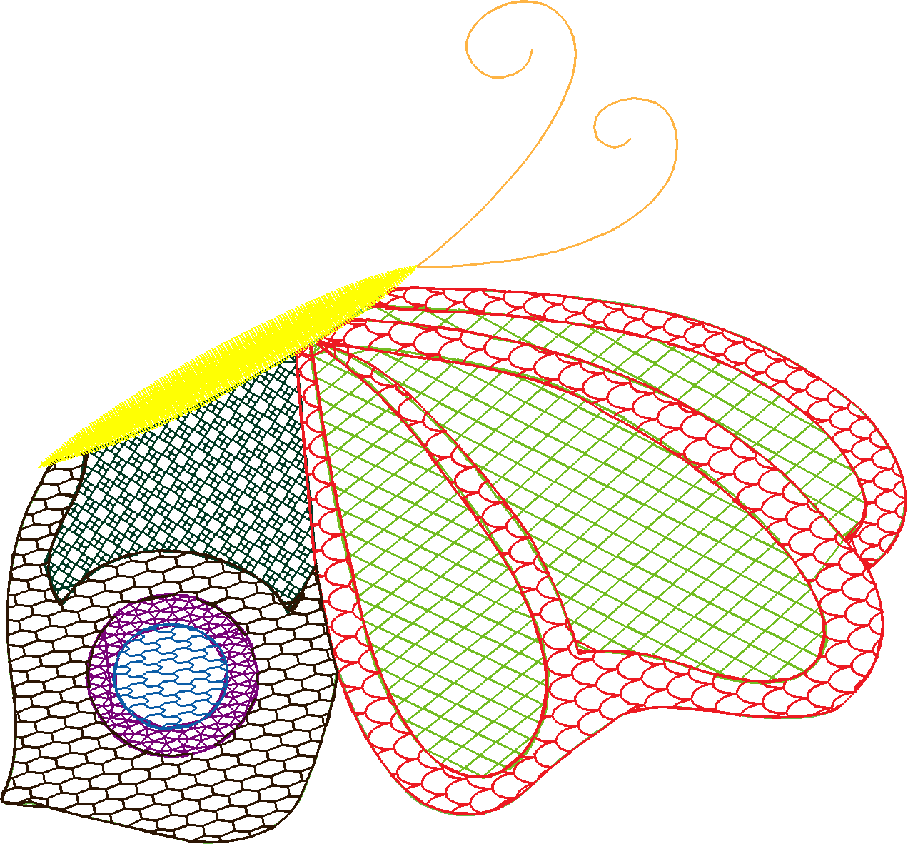 Butterflies 31 - Mylar  (2)