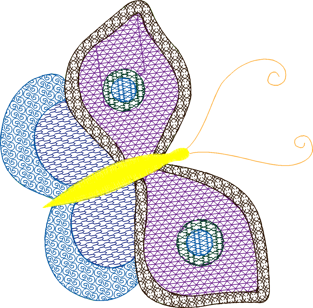 Butterflies 31 - Mylar  (8)