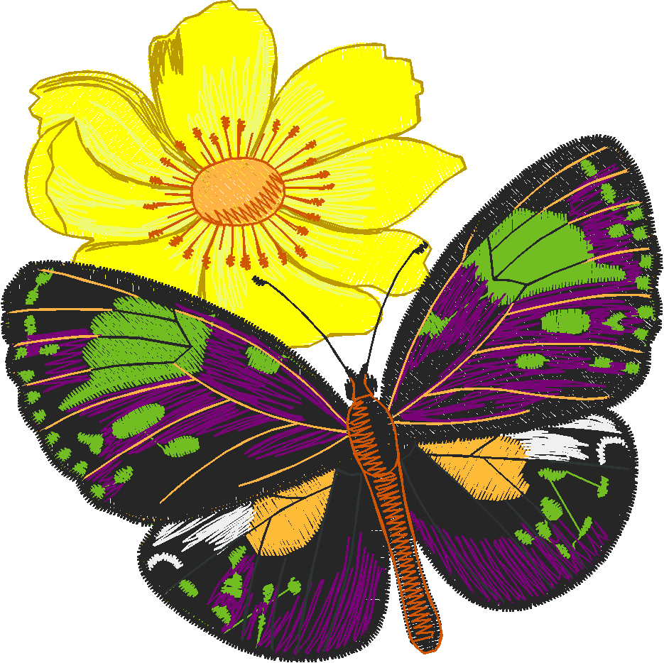 Butterflies & Flowers 1  (1)