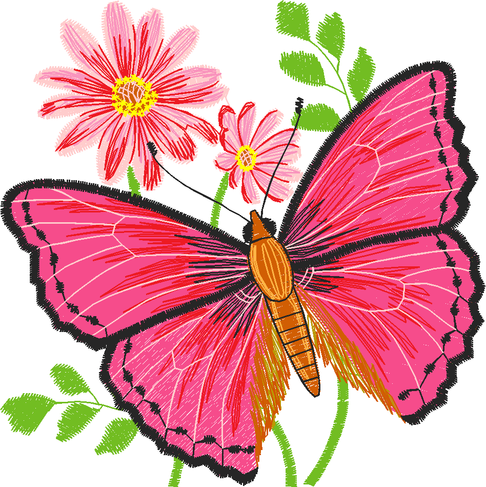 Butterflies & Flowers 1  (4)