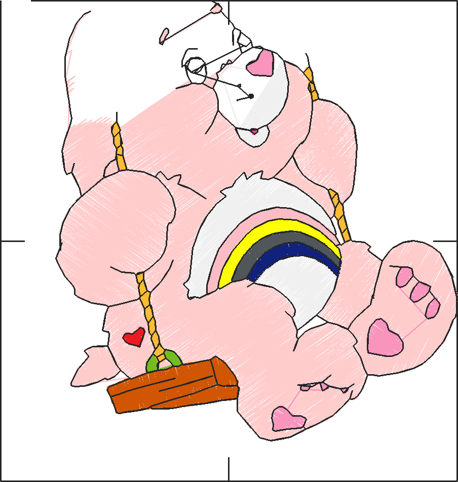 Cheer Bear On Swing Re-Done 2-Bottom