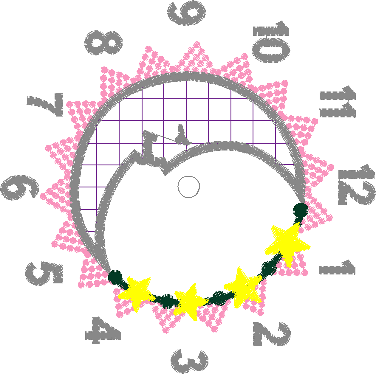 Moon'nstars Rnd-130x180