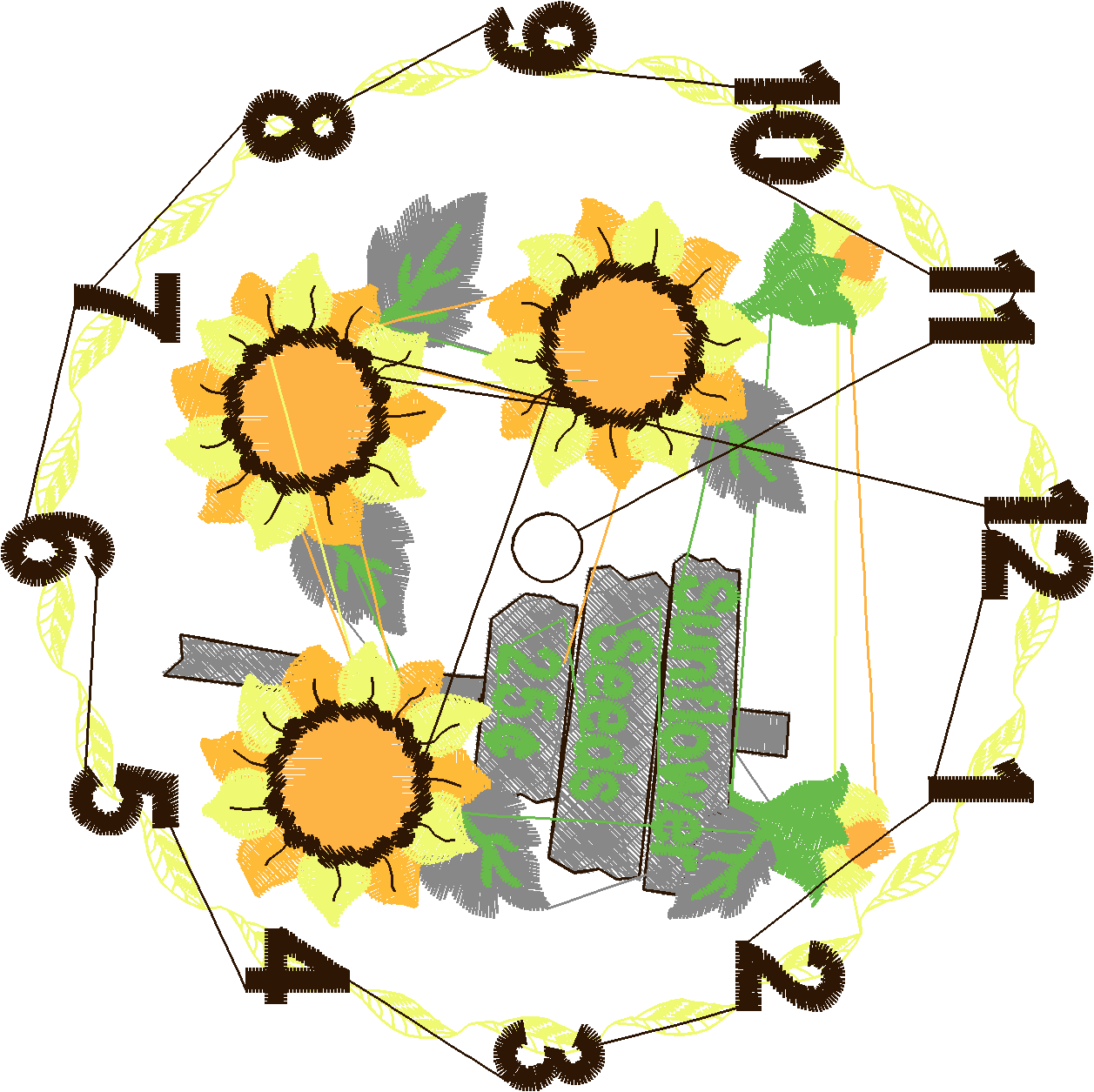 Sunflowerround-130x180