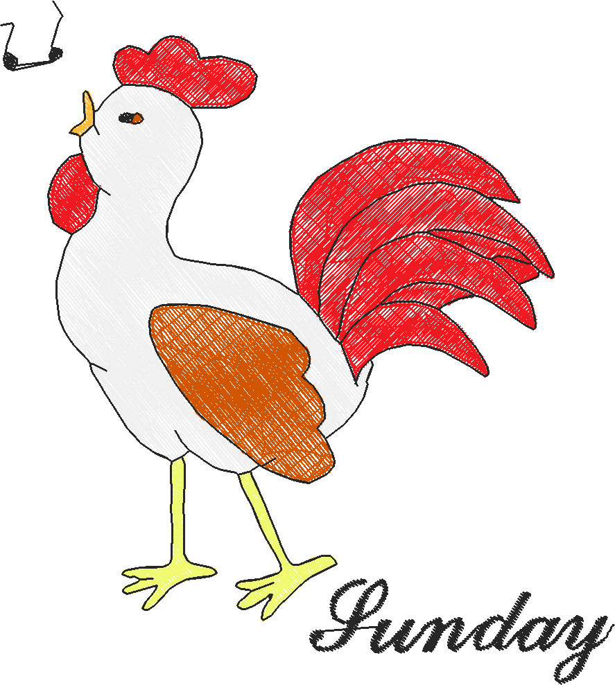 Days Of The Week - Chicks  (4)