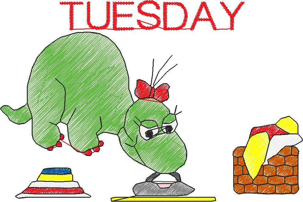 Days Of The Week - Dinosuars  (6)