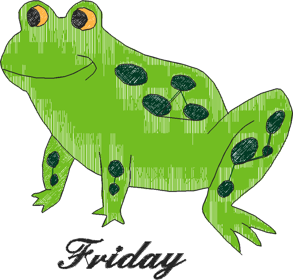 Days Of The Week - Frogs  (1)