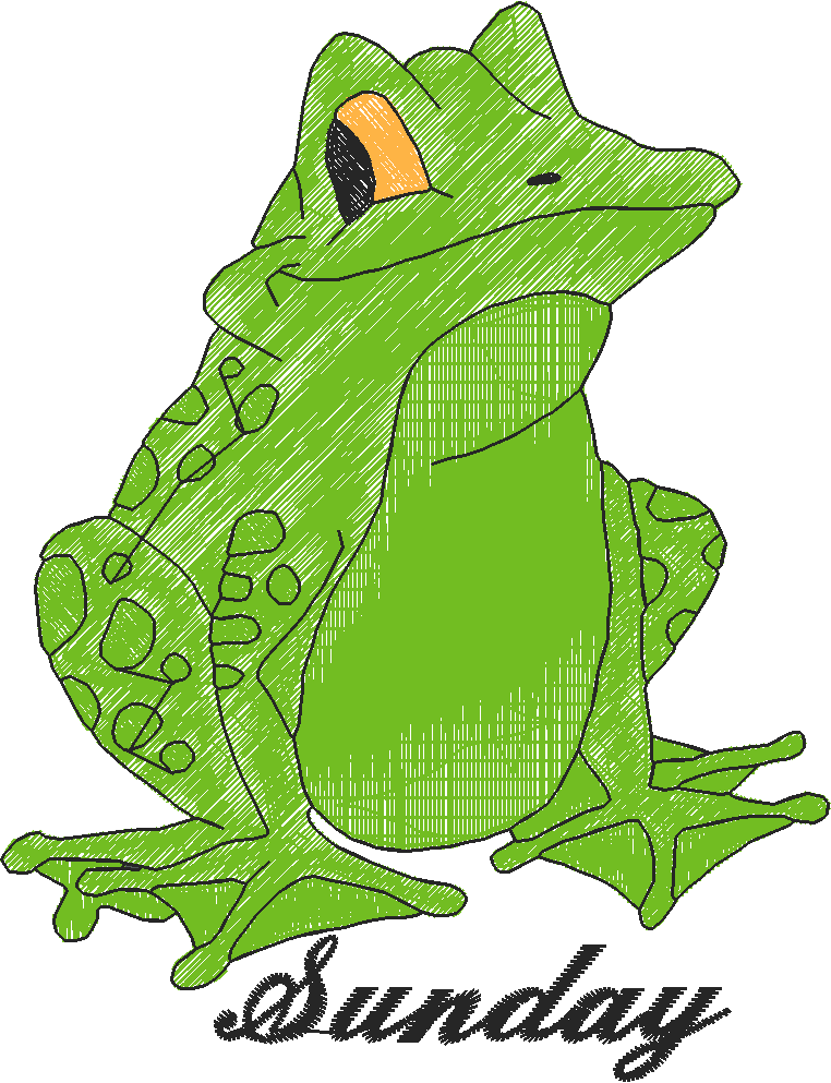 Days Of The Week - Frogs  (4)