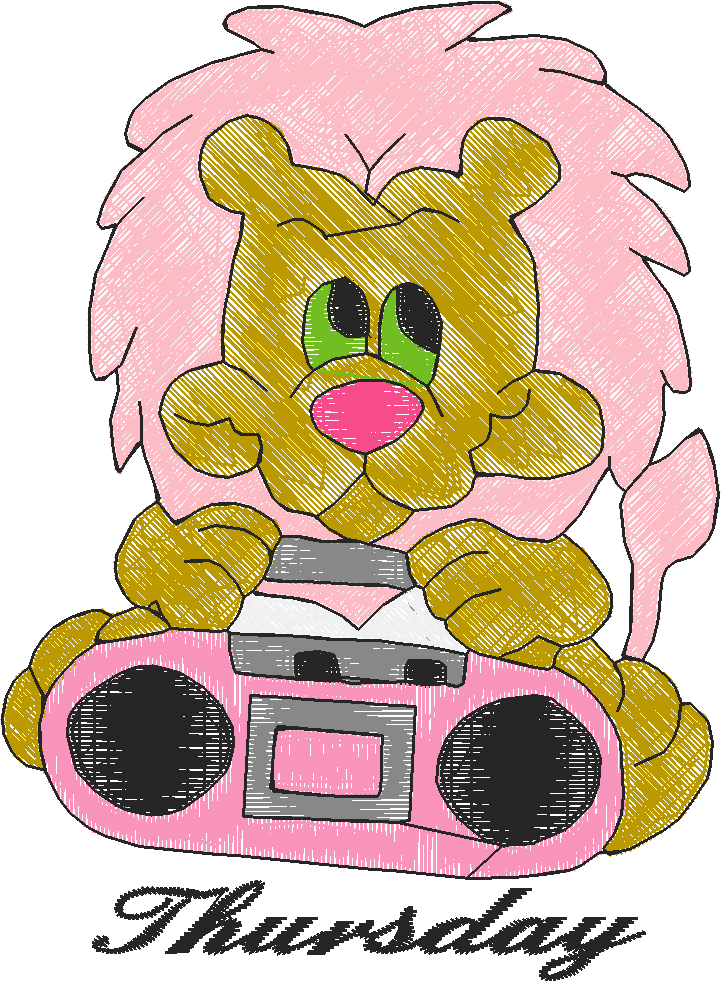 Days Of The Week - Lions  (5)