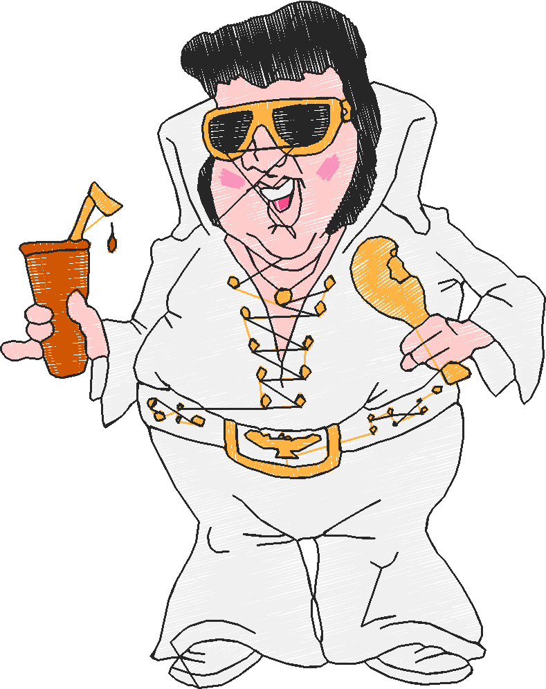 Golden Elvis 01 100 X 100