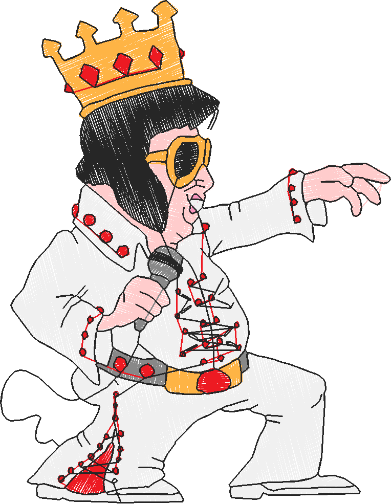 Golden Elvis 04 100 X 100