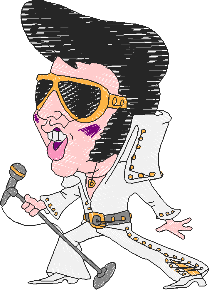 Golden Elvis 15 100 X 100