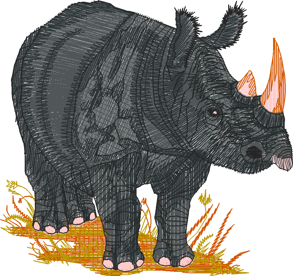 Blackrhinoceros
