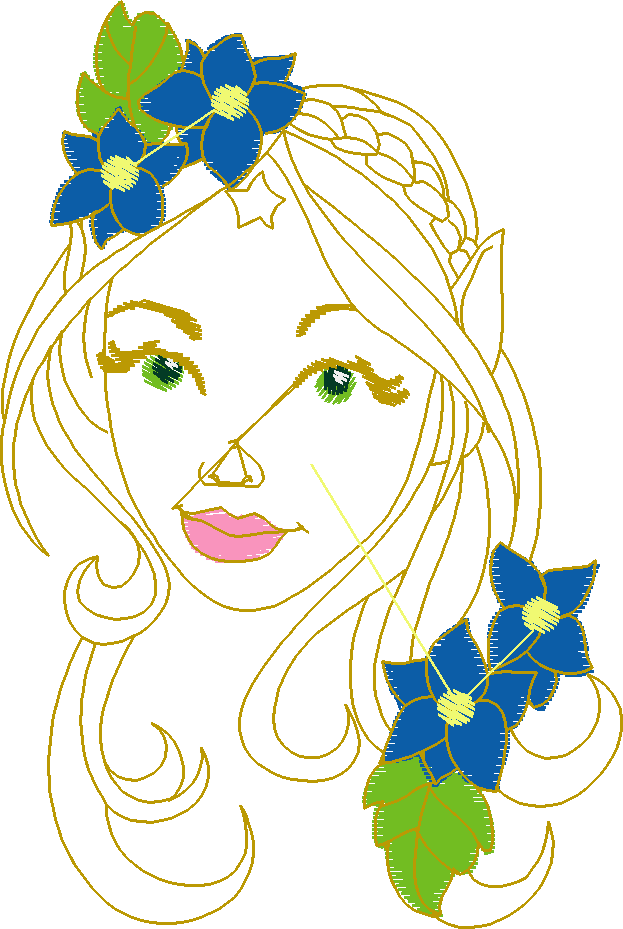 Fairies 16  Flowers  (9)