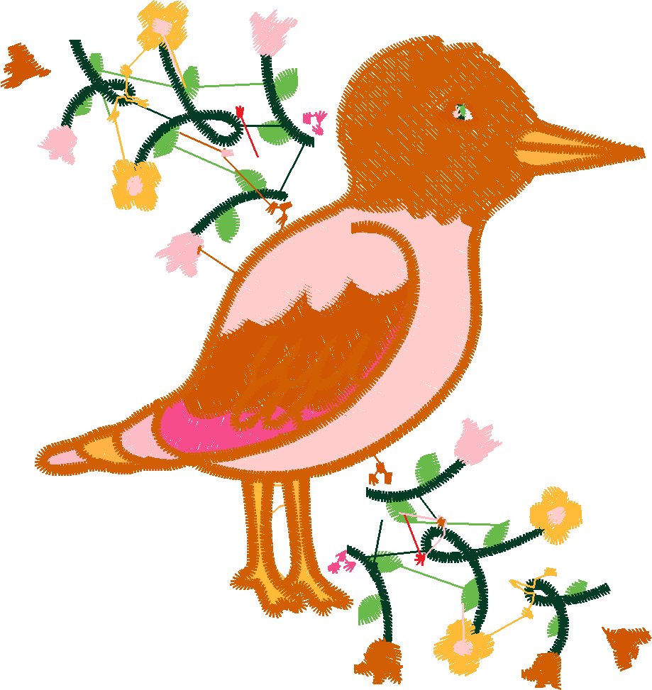 Floral Birds 1  (4)