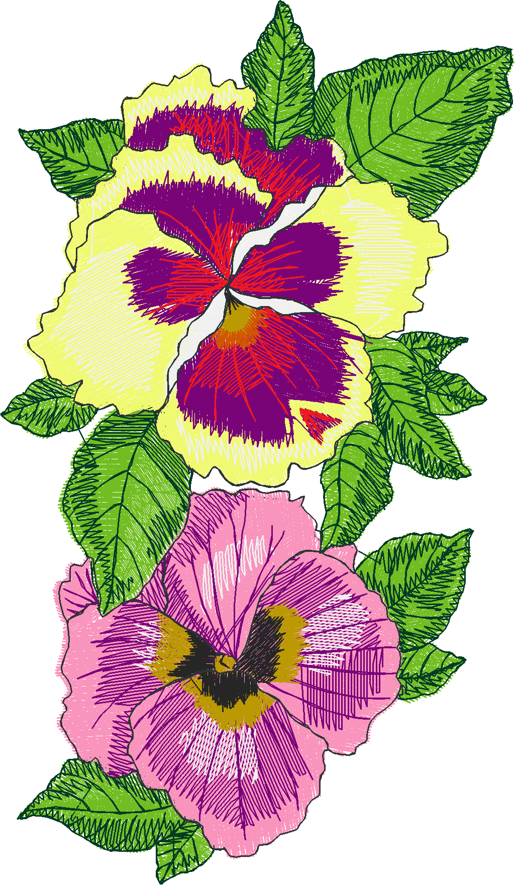 Floral Pansies 1  (1)