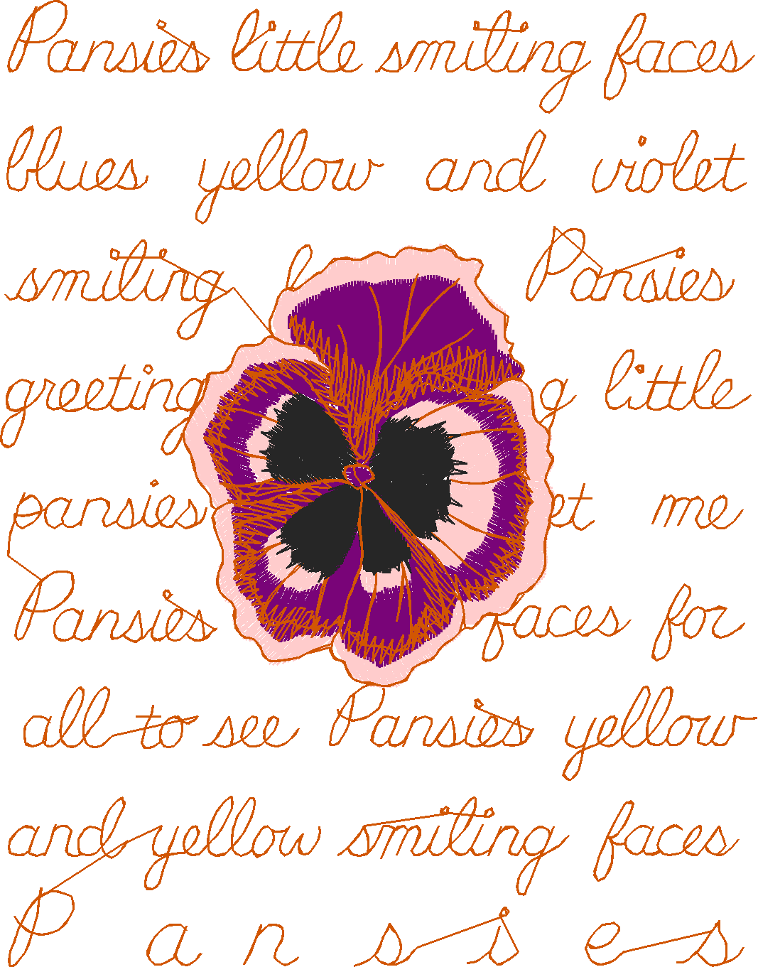 Floral Pansies 1  (12)