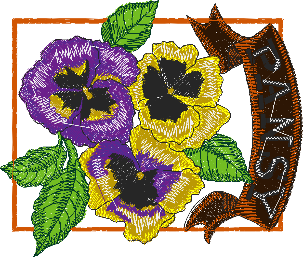 Floral Pansies 1  (4)