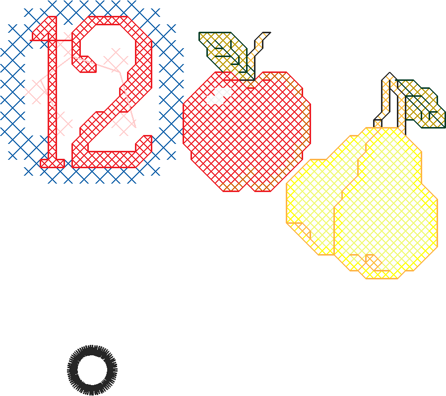 Fruit & Vegetables 7 - Clock (1)