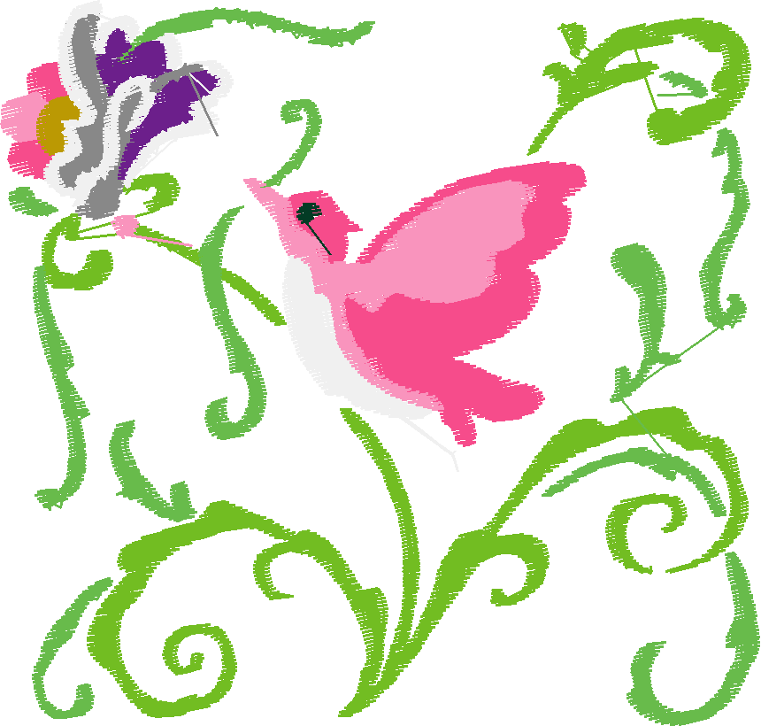 Jacobean 12 - Tropical Birds  (20)