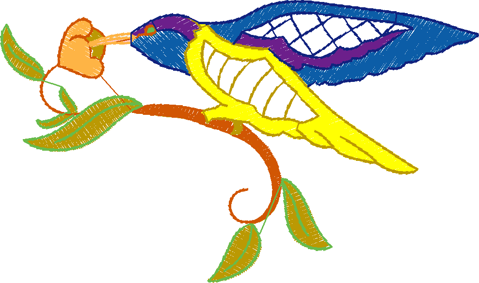 Jacobean 12 - Tropical Birds  (24)