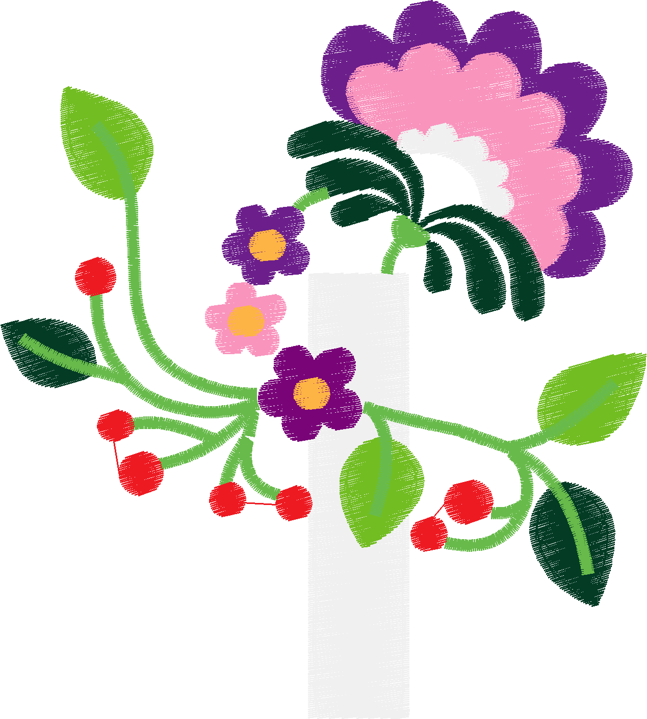 Jacobean 13 - Vases  (4)