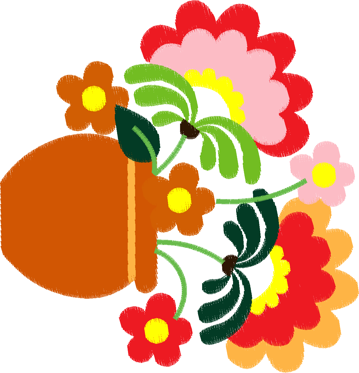 Jacobean 13 - Vases  (5)