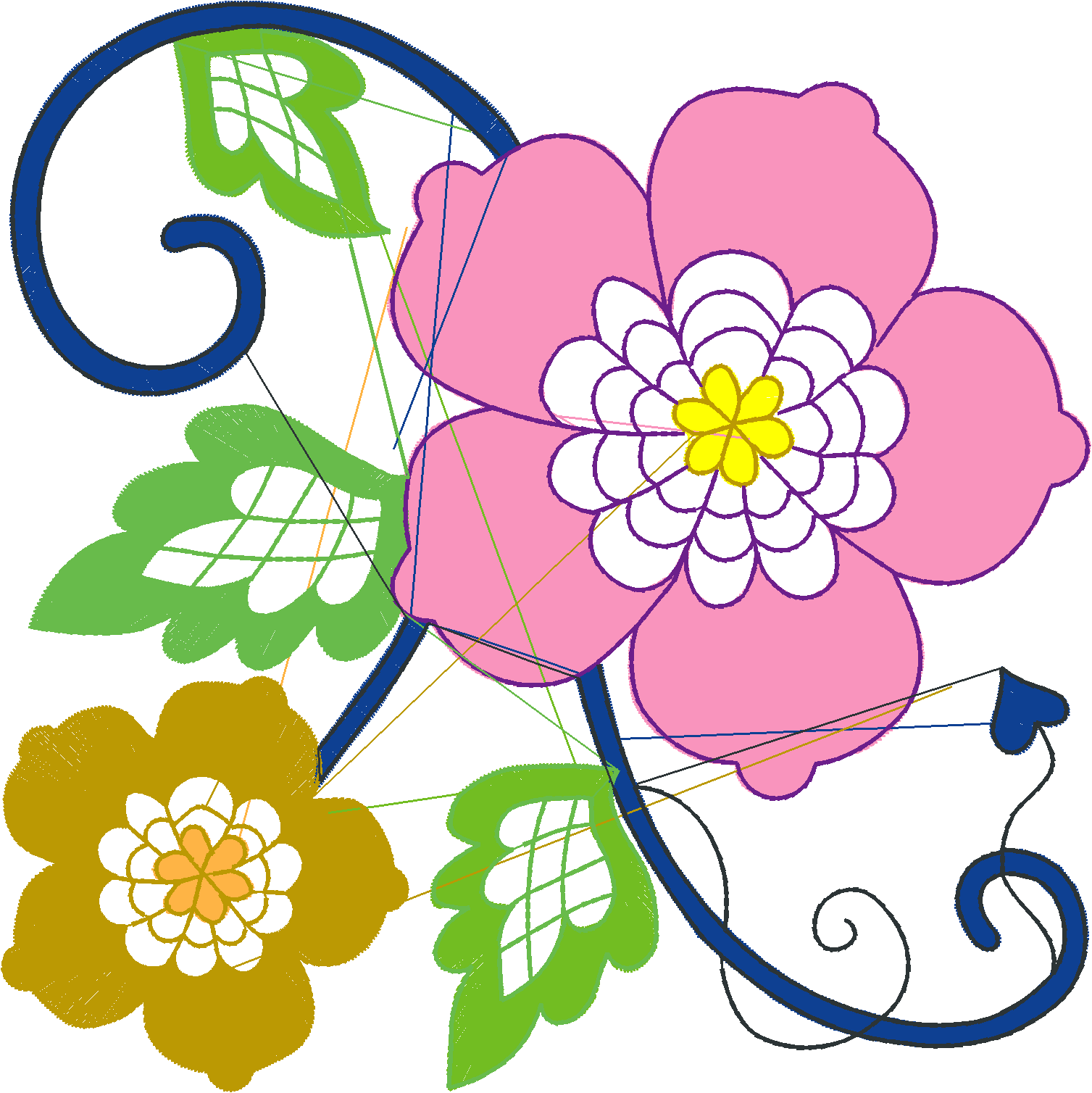 Jacobean 14 - Violets  (12)