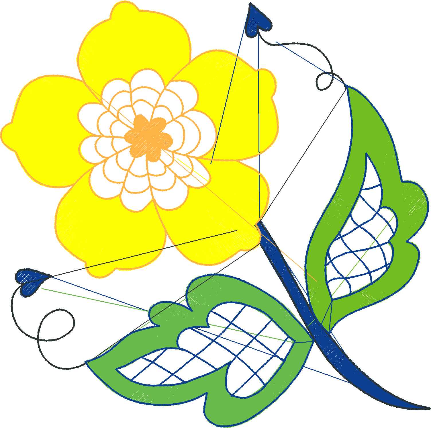 Jacobean 14 - Violets  (20)