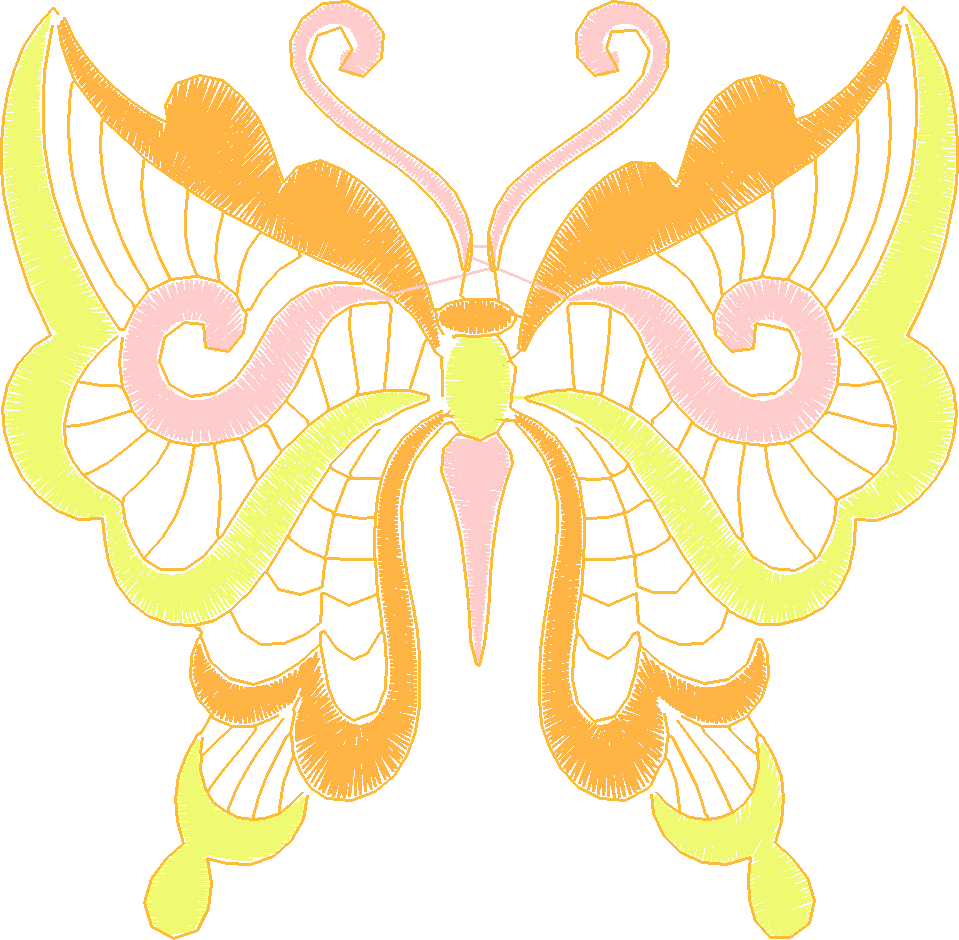 Jacobean 3 - Butterflies  (13)