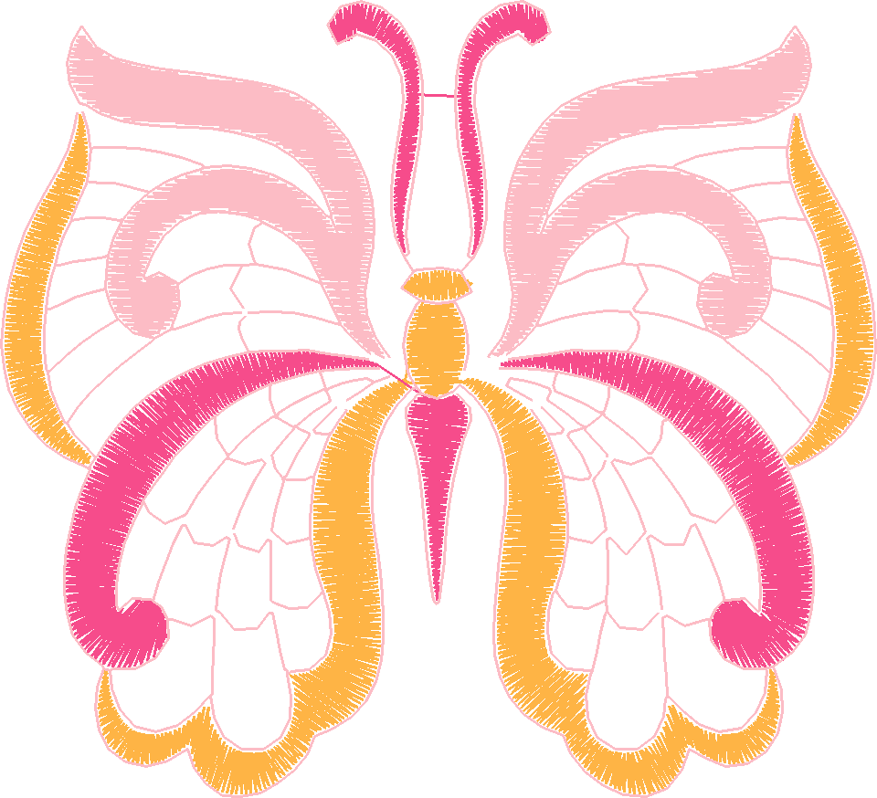 Jacobean 3 - Butterflies  (14)