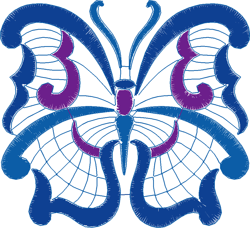 Jacobean 3 - Butterflies  (16)