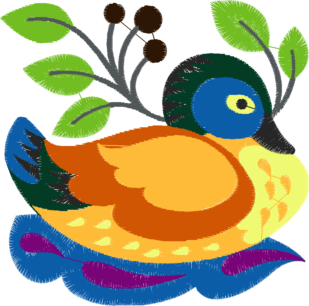 Jacobean 6 - Ducks  (10)