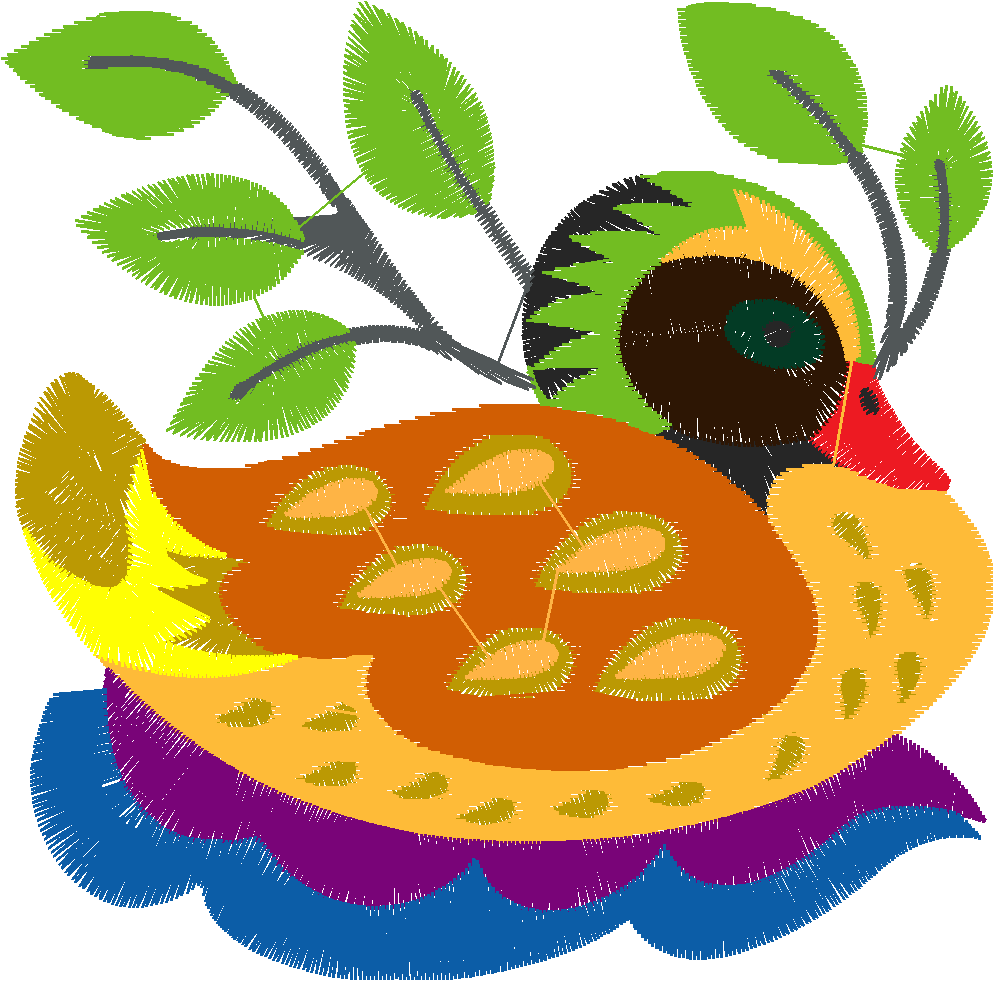 Jacobean 6 - Ducks  (2)