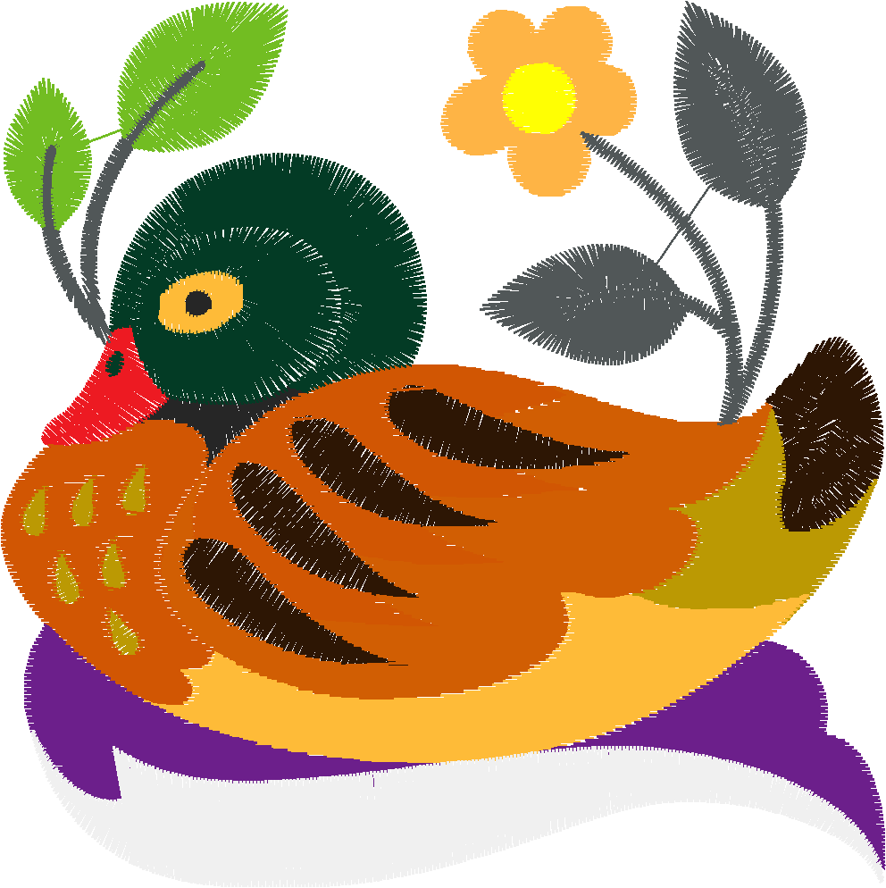 Jacobean 6 - Ducks  (9)