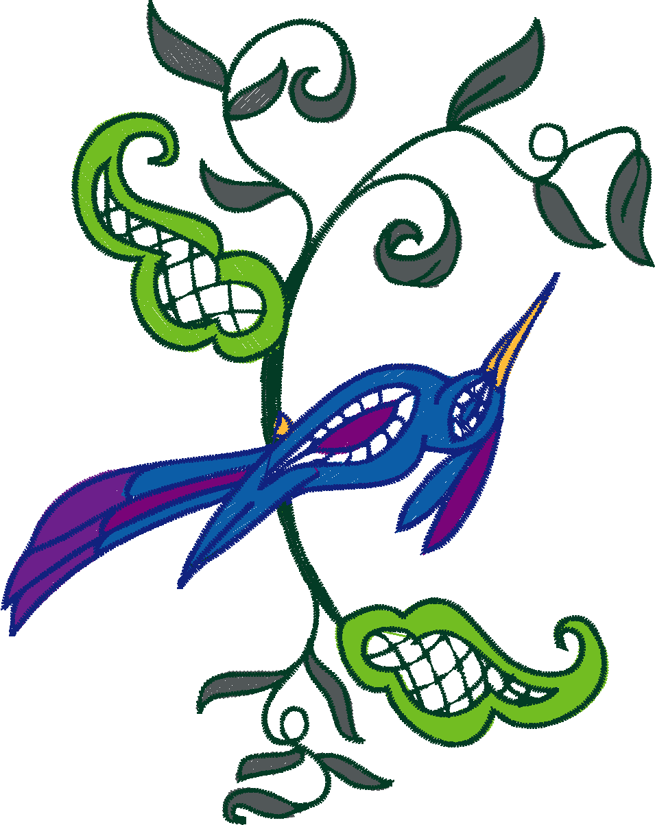 Jacobean 7 - Fantasy Birds  (5)