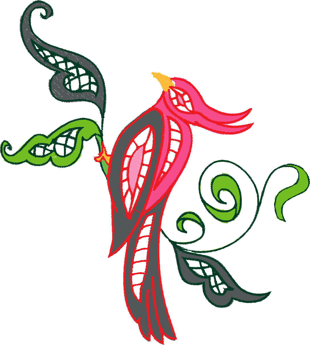 Jacobean 7 - Fantasy Birds  (9)