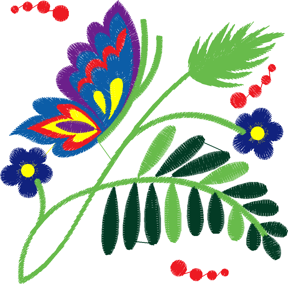 Jacobean 8 - Ferns  (7)